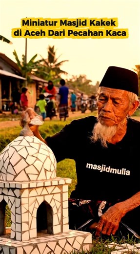 MINIATUR MASJID KAKEK DI ACEH PART 30 #short #miniaturmasjid #teraweh #islamicshort #ramadhan