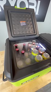 37K views · 1K reactions | Beating the heat & keeping it cool with the 18V ONE+ 24Q Hybrid Power Cooler.  Get ready for Labor Day weekend and keep your beverages icy cold with temperature ranges from -4° F to 68° F #UnplugWithRYOBI Shop & explore >> bit.ly/3wfM5eF | RYOBI TOOLS USA | Facebook