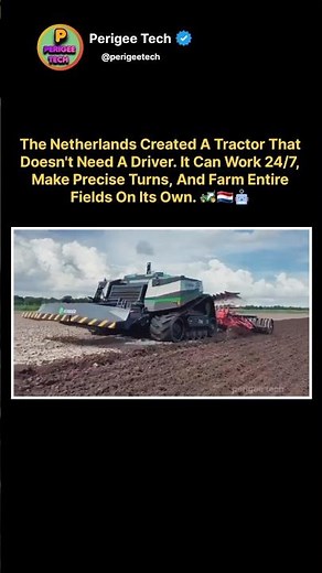 Netherlands Built a Driverless Tractor 😳🇳🇱🚜