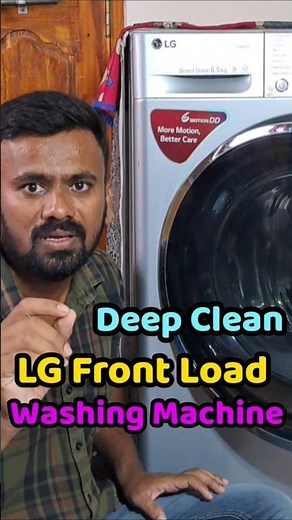LG Front Load Washing Machine Deep Clean 🪥