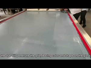 Ceramic fritted glass processing