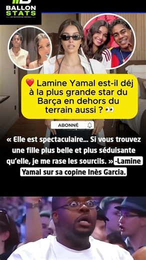 😍🔥 Lamine Yamal dévoile son amour pour Inés García avec un message incroyable !