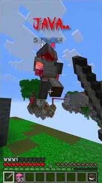 Bedrock VS Java - Bedwars