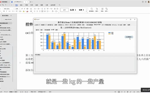 柱状图饼图实时曲线图Chart控件的使用顺便讲了一下美化界面
