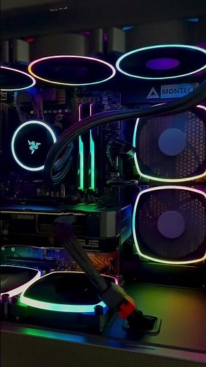 This AIO Looks INCREDIBLE - RAZER HANBO CHROMA 360MM #pcbuild #shorts #viral