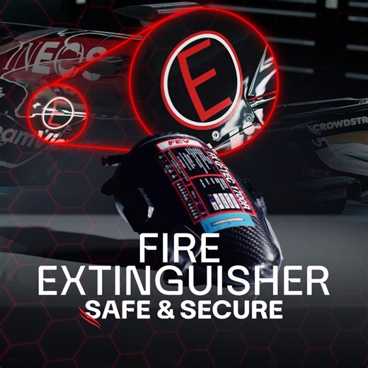 52K views · 1.1K reactions | Ever wondered how F1 cars extinguish fires? 樂 The answer might surprise you 璘 In this episode of the Safe and Secure series with CrowdStrike we take a look at one of the most critical pieces of safety in F1  | Mercedes-AMG Petronas F1 Team | Facebook