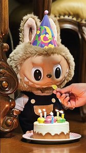 🥳Can everyone wish my Labubu a happy birthday?🍰#labubu #happybirthday #birthday #birthdaycelebration