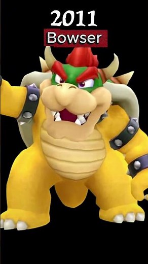 Evolution of Bowser | 2025-1985 | #evolution #nintendo