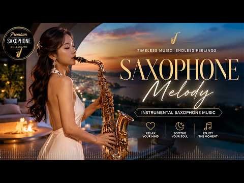 Rainy Night Saxophone 🌧️ Smooth Jazz Instrumentals for Deep Relaxation and Sleep