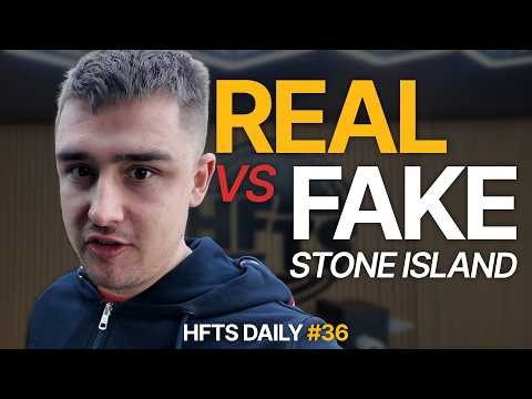 REAL VS FAKE STONE ISLAND TUTORIAL! EASIEST METHOD | HFS DAILY EP36