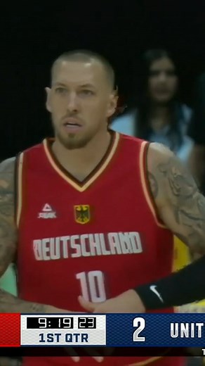 Daniel Theis drills the jumper to open the scoring for Germany. | Indiana Pacers