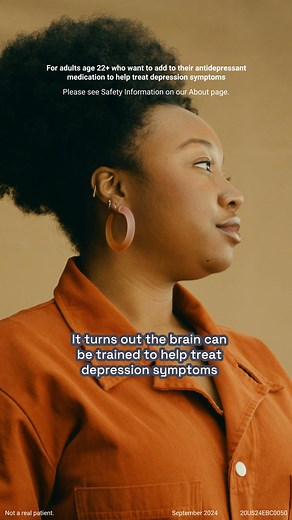 There's a way to train the brain to help treat depression...