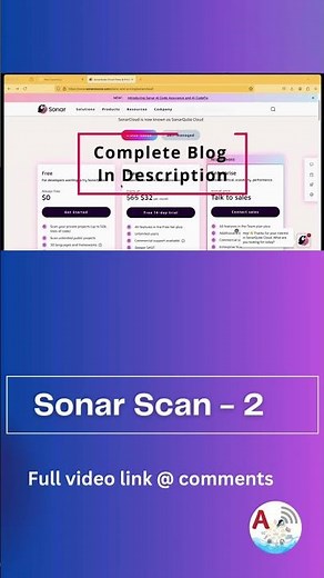 Getting started with Sonar Scan | Account Creation -1 | (1-Minute Explainer | amplifyabhi