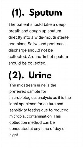 Collection and transport of specimen || #microbiology #specimens #nursing #notes