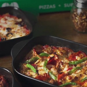 Fresh-baked and no crust required—order any of our three delicious Specialty Pizza Bowls, just $7.99 each! Try the All Meat, Garden, or Deluxe bowl today. *Limited time only. Price and participation may vary. Terms and conditions may apply. See store or marcos.com for details | Marco's Pizza