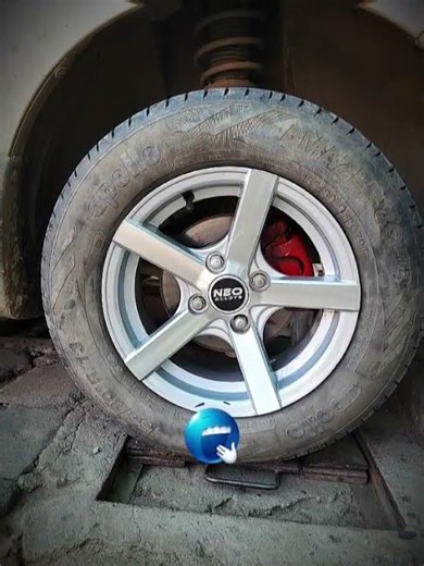 Wagnour 14" Alloy Wheels Installation By Neo In India Brand #automobile #alloywheel #viral #reels ..