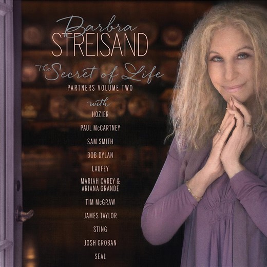 Barbra Streisand Duets With Paul McCartney, Bob Dylan and James Taylor On New Album