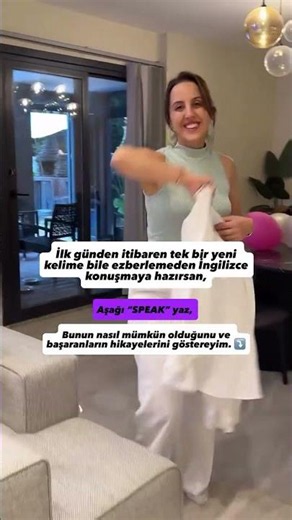 İlk günden itibaren tek bir yeni kelime bile ezberlemeden İngilizce konuşmaya hazırsan: