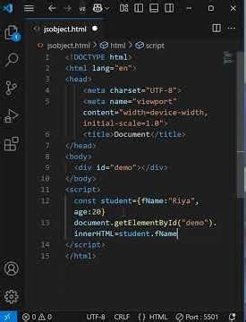 Java Script Object