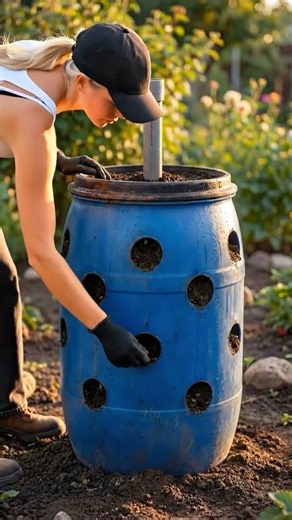 DIY Strawberry Tower Garden 🍓 | Grow 30+ Strawberries in a Small Space