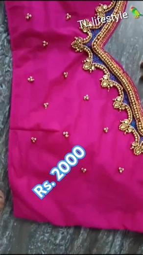 🪡❤️💯✂️aariwork blouse design for beginners#saransdiy #aariwork #simpleaariwork#mangamwork #aariclass