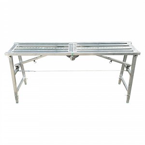 [Hot Item] Portable Hot DIP Galvanized Steel Folding Anti-Slip Horse Stool Scaffolding