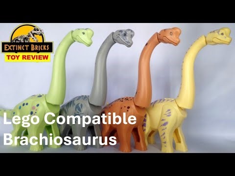 UNBOXING OF LEGO COMPATIBLE BRACHIOSAURUS DINOSAUR บราคิโอซอรัส ブラキオサウルス Braquiosaurio