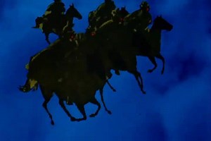 Lord of the Rings - Frodo is chased by the Nazgul to the Ford of Rivendell.. | Ralph Bakshi