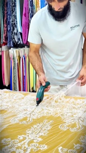 Luxury Net Fabric Embroidery | Embroidery Machine #netembroidery