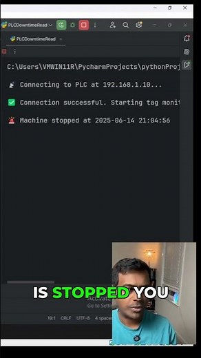 See Python Log Machine Downtime in Real-Time!