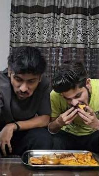 Bottle Flip Food Challenge: Bhai vs Dost! 👊#trending #viralshorts #india #foodie #funny