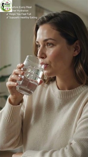 Drink Water Before Every Meal 💧 Here's Why So Many People Do It