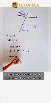Are 3α = x Lines Parallel? Solving the Angle Equation #Math #ParallelAndPerpendicularLines