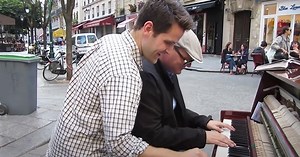 Impromptu Piano Duet Leads To Beautiful Jazz Performance