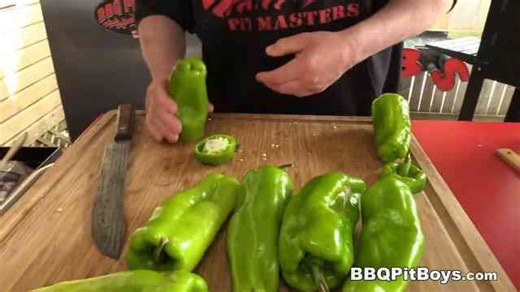 BBQ meatloaf and stuffed peppers