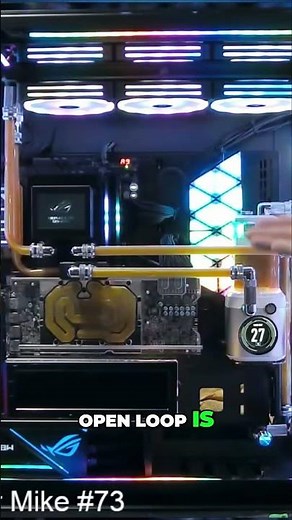 i9-14900K Build: Open Loop vs Closed Loop Explained! #shorts
