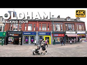 Oldham Town Centre | Walk 4K