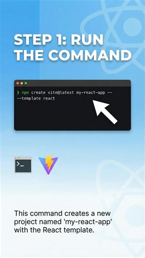 Build React apps faster with Vite. Clean setup, super fast refresh, best choice for modern frontend projects. #ReactJS #Vite #FrontendDev #WebDeveloperLife #LearnCoding #CodingWithParvez | Coding with Parvez