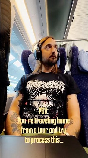 Coming home from the Arch Enemy Tour! #metal #eluveitie #concert