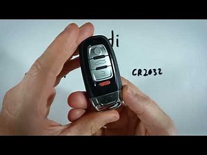 Audi RS 5 Key Fob Battery Replacement (2013 - 2014)