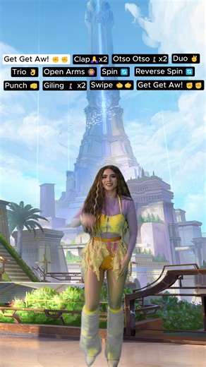 Nakapag-GET GET AW na ba ang lahat?! 💃 Sayawin ang Halukay UBE: MLBB Get Get Aw para sa chance na makakuha ng MLBB diamonds, SexBomb concert tickets, limited edition merchandise at iba pa! Kahit anong part, basta GET na GET ang galAW! 👀 Nakuha mo na ba ang pinakabagong battle emote sa Land of dAWn? Log in for 5 days from April 5 to April 19 to claim the GET GET AW Battle Emote for FREE—ganun lang kadali! #MLBBGetGetAw #MLBBTagArAW #MLBBxSexBomb #MLBB