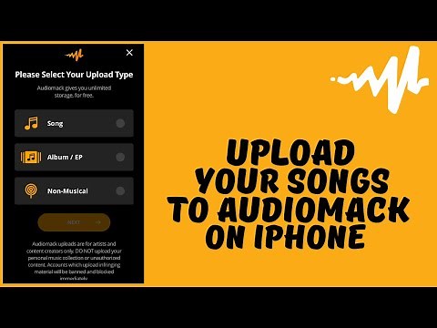 How To Upload Song On Audiomack With My iphone