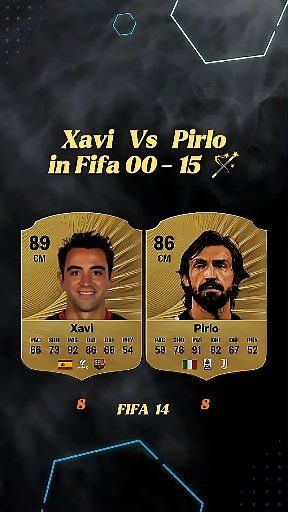 3.8K views · 25 reactions | Xavi Vs Pirlo in #Fifa 00 - 15 彩 #FifaAnouar #Fc #Xavi #Vs #Pirlo | Anouar Fifa | Facebook