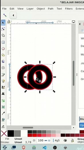 Tutorial Inkscape shape builder #logo #inkscape #tutorial #inkscapetutorial #art