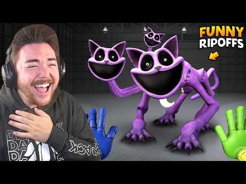 PLAYING FAKE CATNAP GAMES... (so funny)