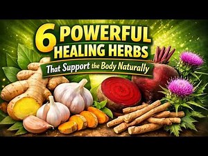 6 Powerful Healing Herbs That Support the Body Naturally