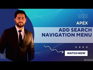 How to Add Search Navigation Menu in Apex