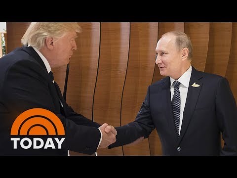 President Donald Trump’s First Handshake With Vladimir Putin | TODAY