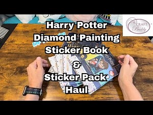 Craft Buddy Harry Potter Sticker Book & Sticker Pack Haul | 10% off Link Below!@CraftBuddyShop