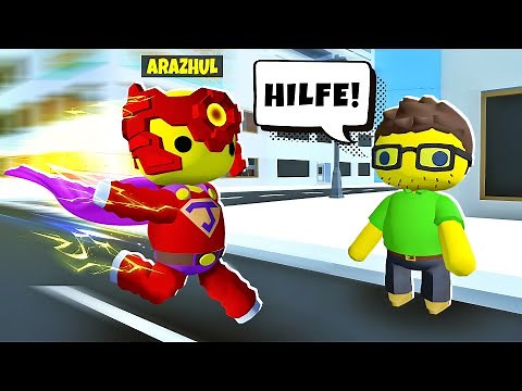 24 HOURS LIVING AS A SUPERHERO?! - Wobbly Life